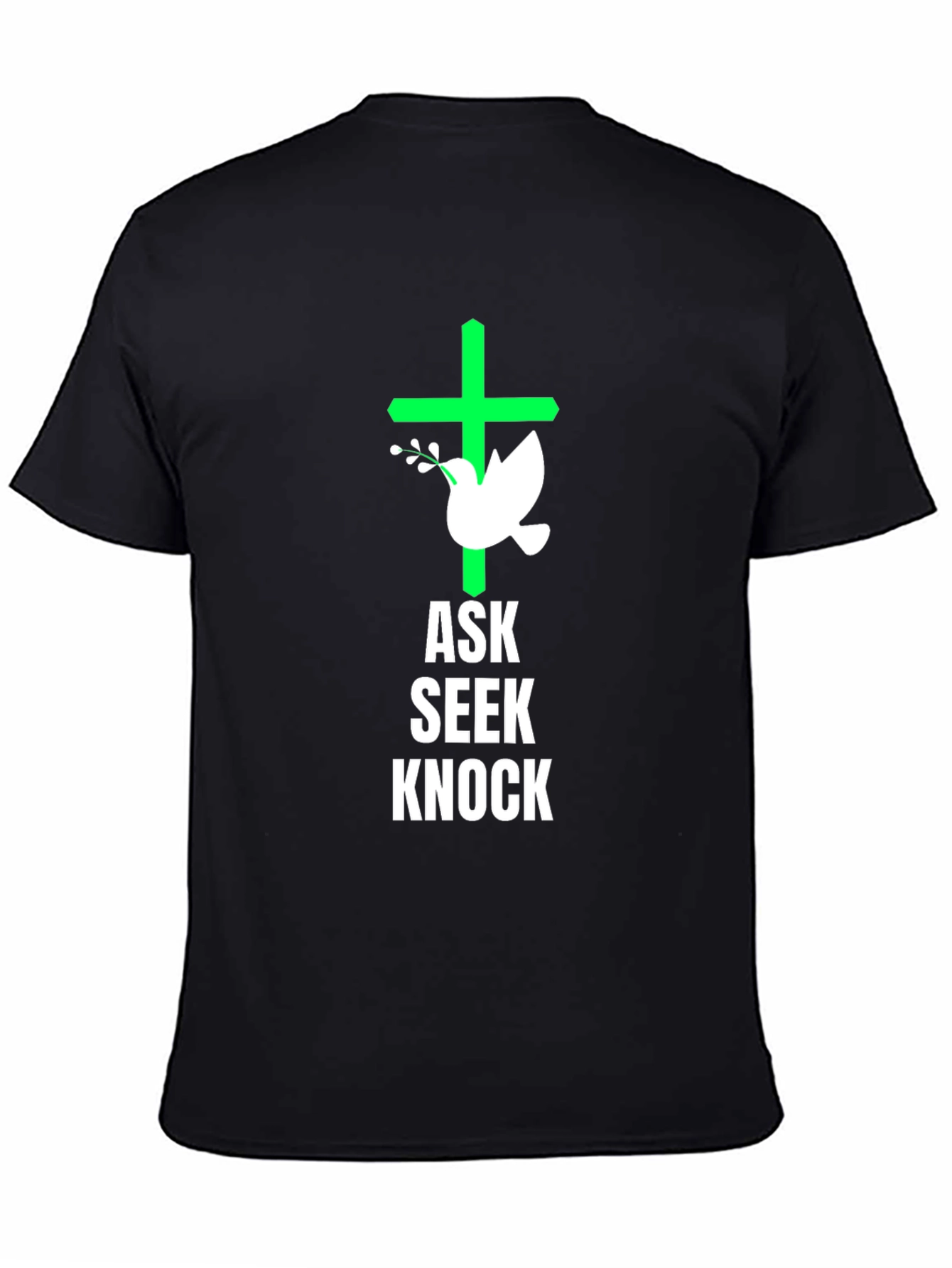Ask Seek Knock Graphic Tee