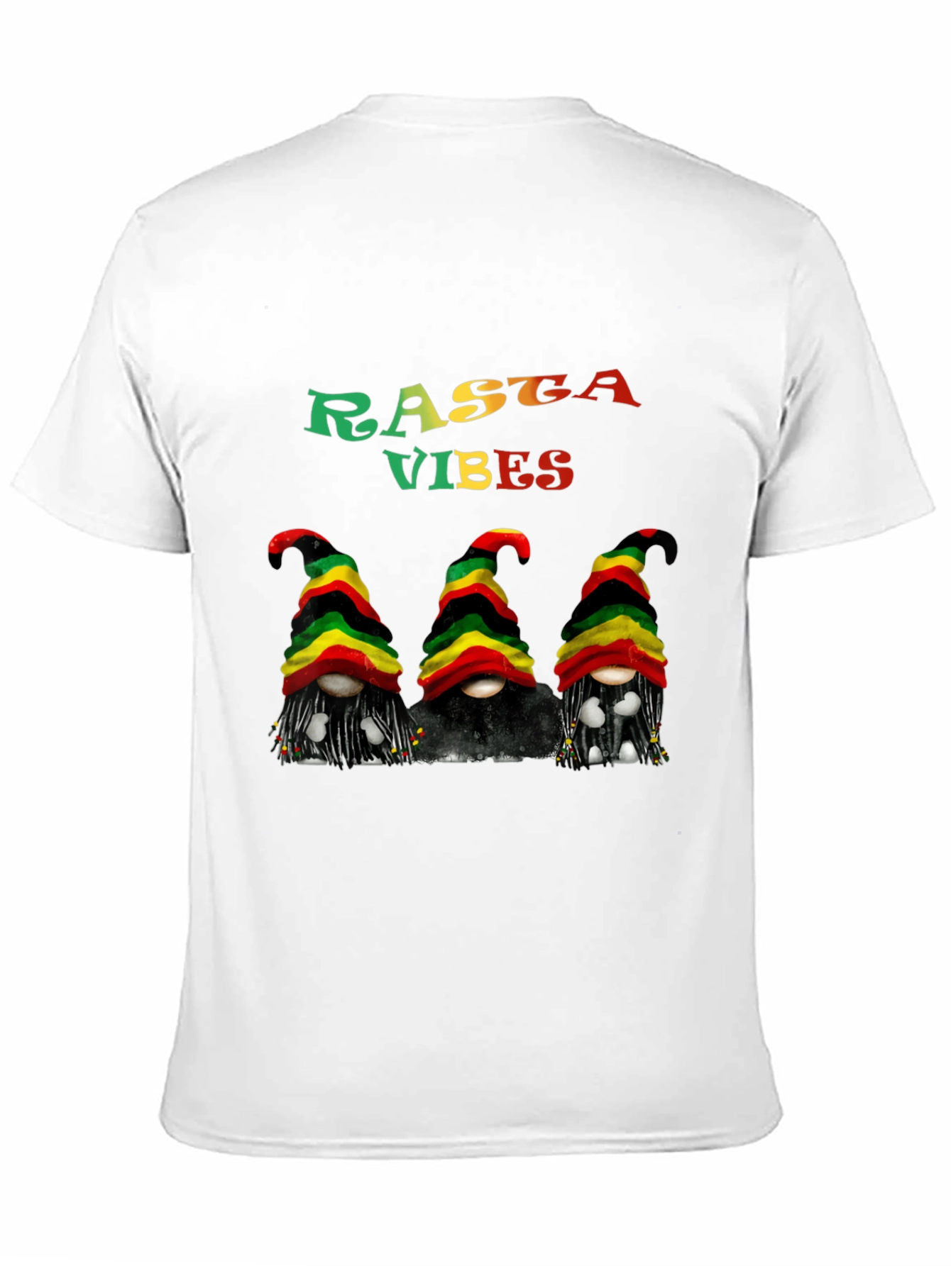 Rasta Vibes Gnomes Graphic T-Shirt