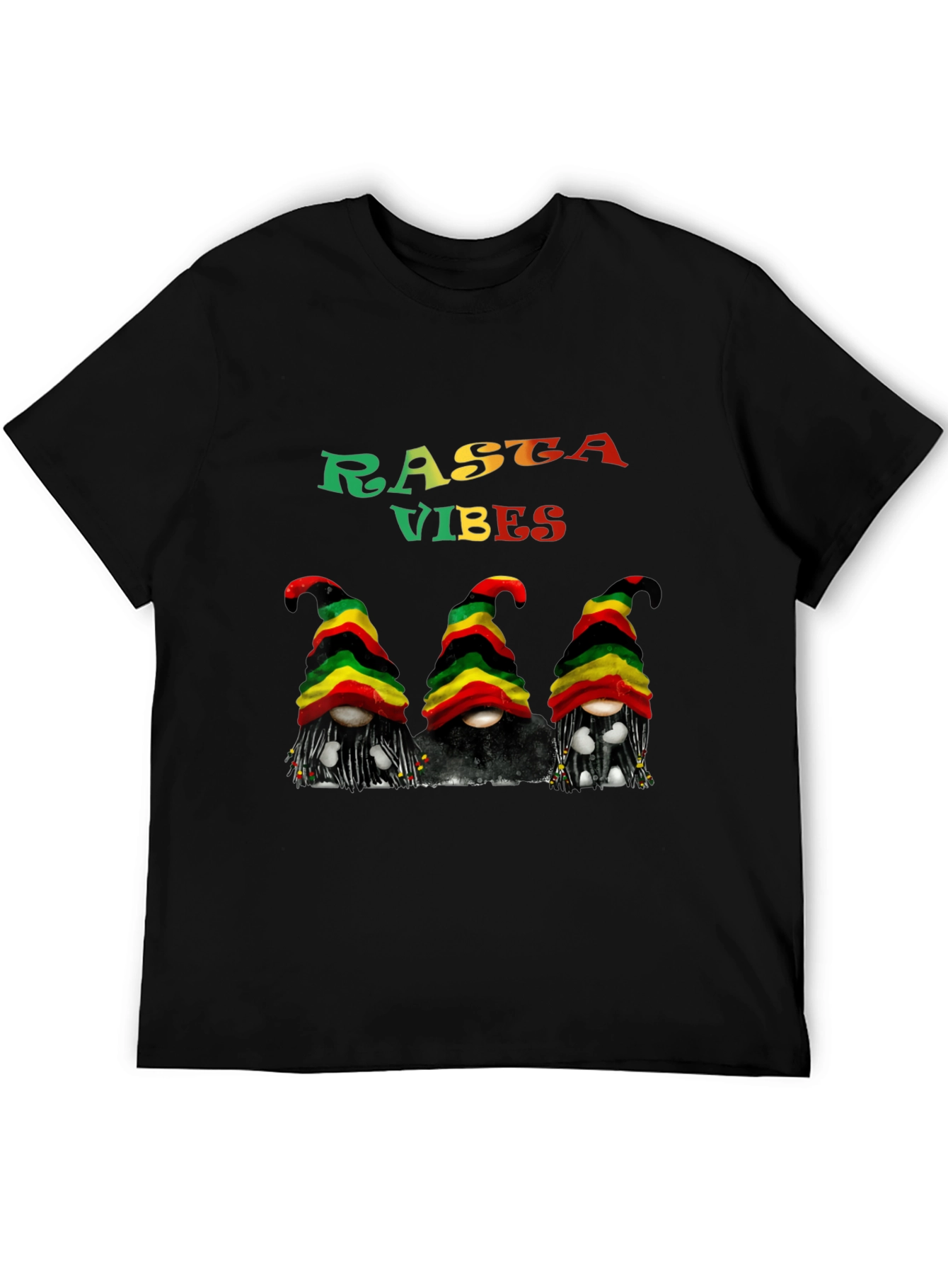 Rasta Vibes Gnomes Graphic T-Shirt