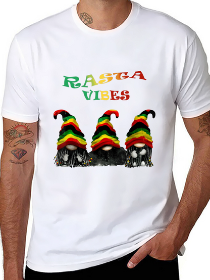 Rasta Vibes Gnomes Graphic T-Shirt