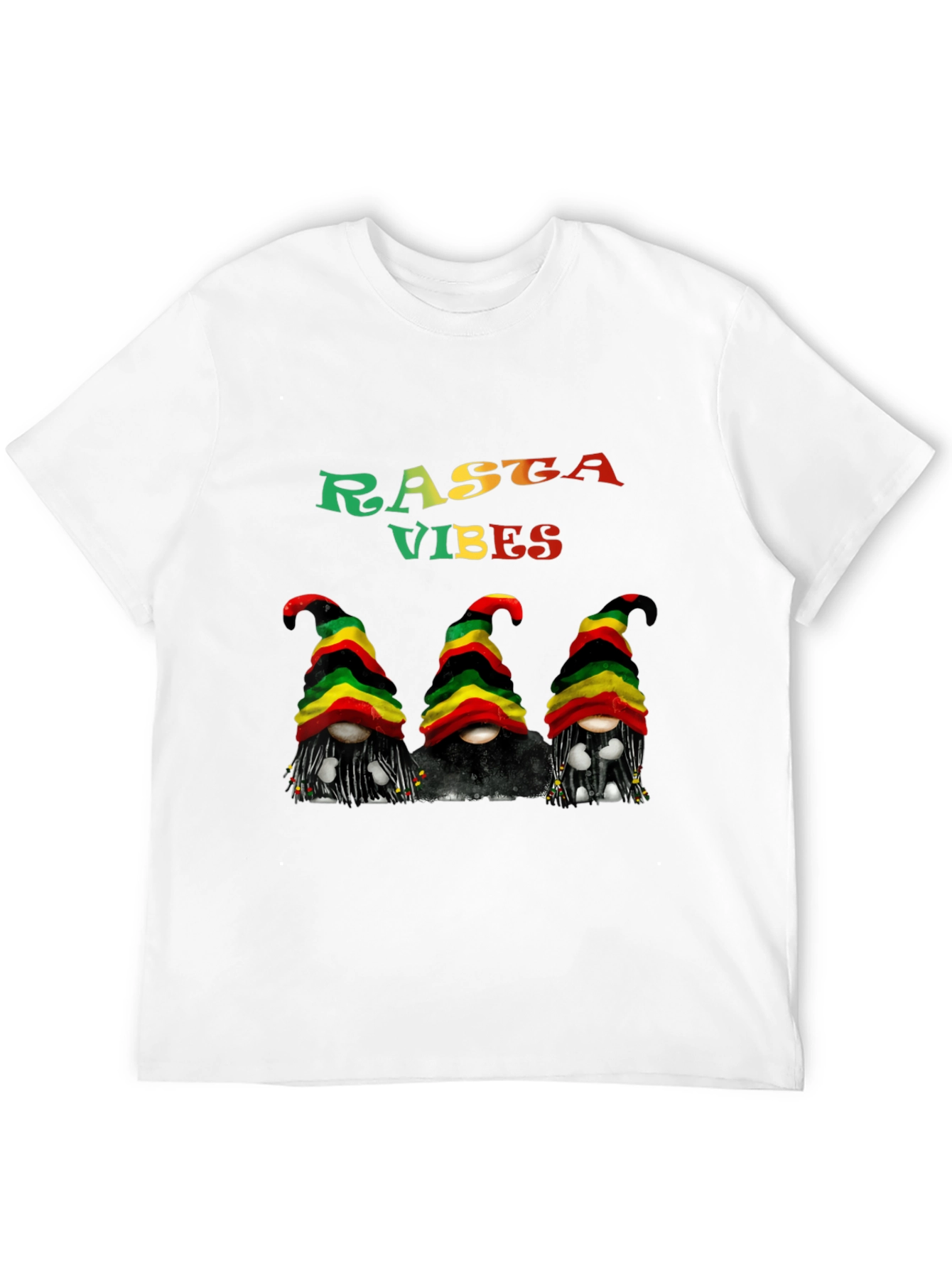 Rasta Vibes Gnomes Graphic T-Shirt