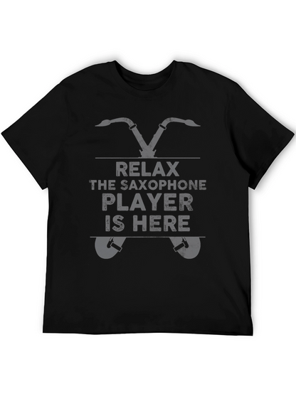 Relax Saxophone Player Novelty T-Shirt