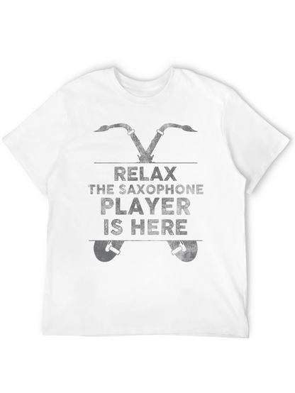 Relax Saxophone Player Novelty T-Shirt
