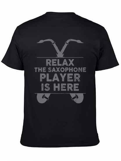 Relax Saxophone Player Novelty T-Shirt