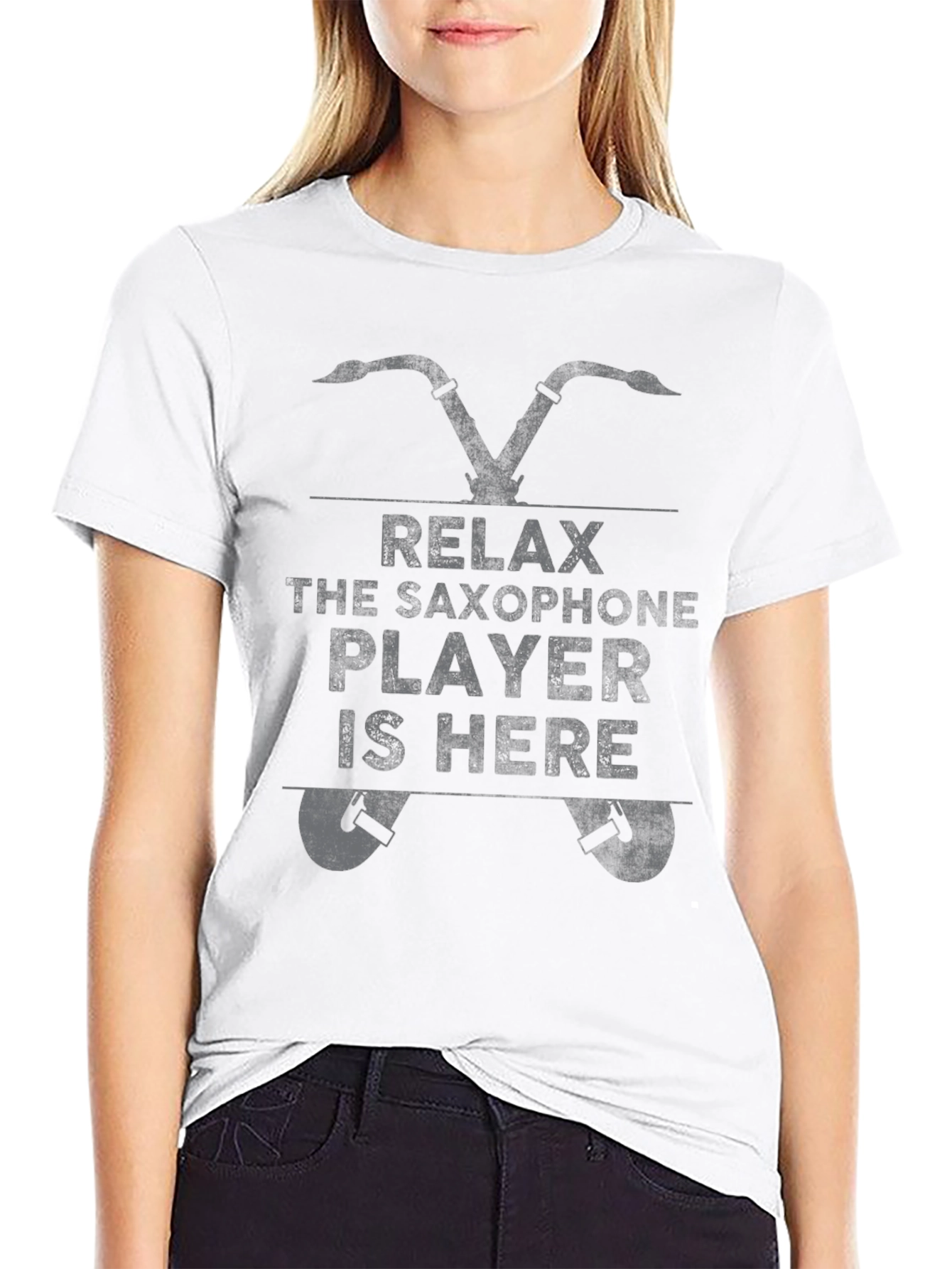 Relax Saxophone Player Novelty T-Shirt