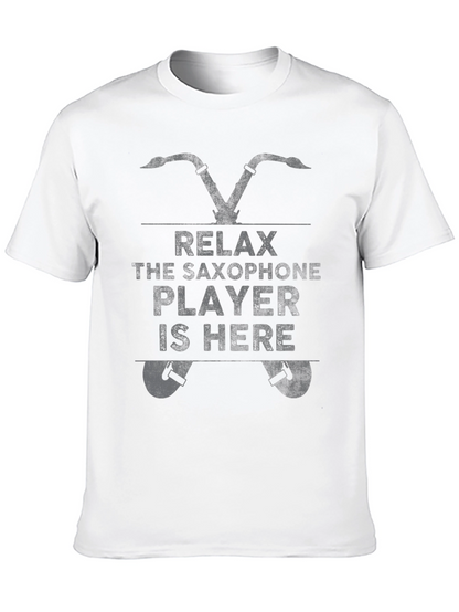 Relax Saxophone Player Novelty T-Shirt