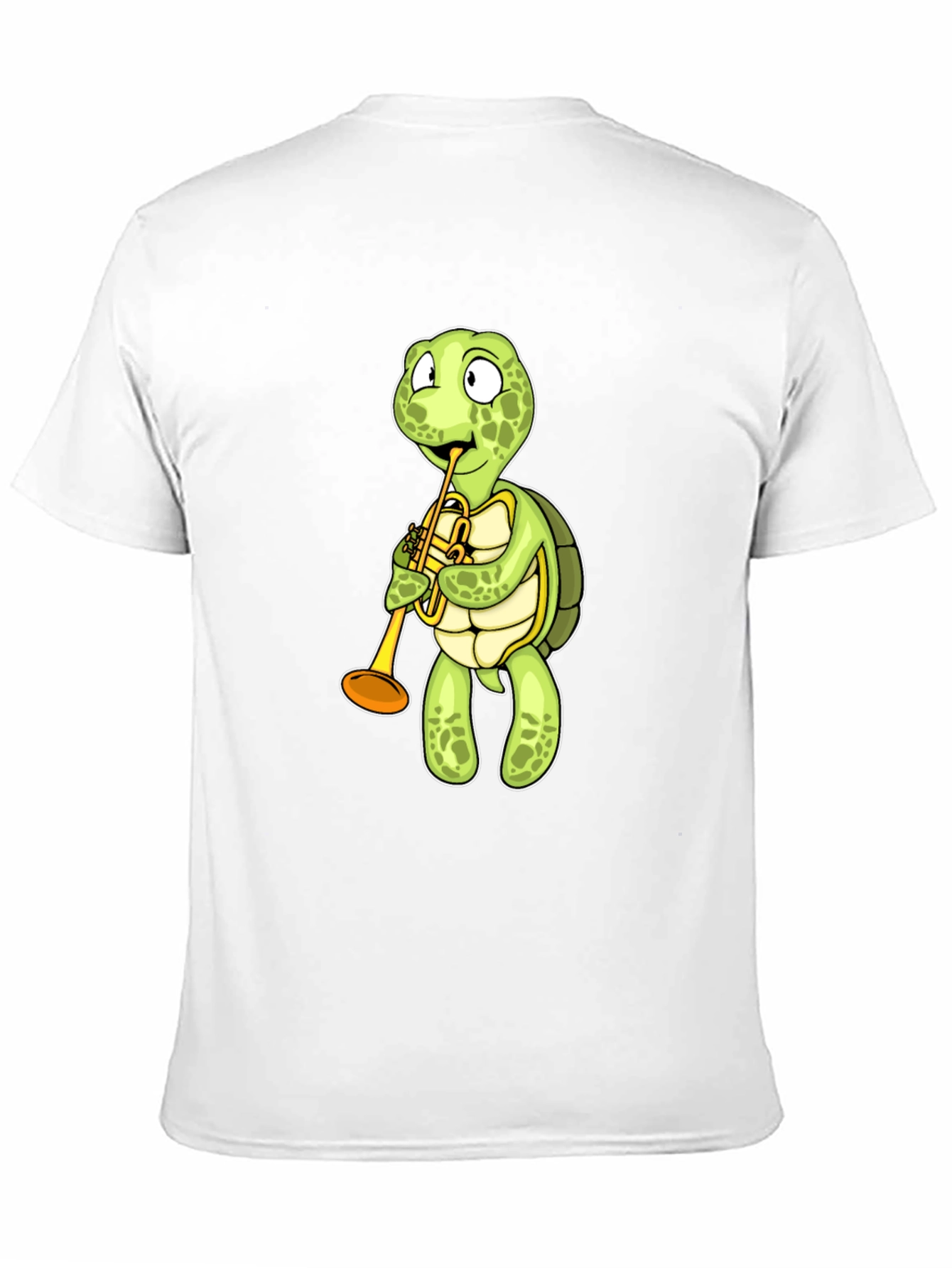 Turtle Trumpet T-Shirt - Black Cotton Tee