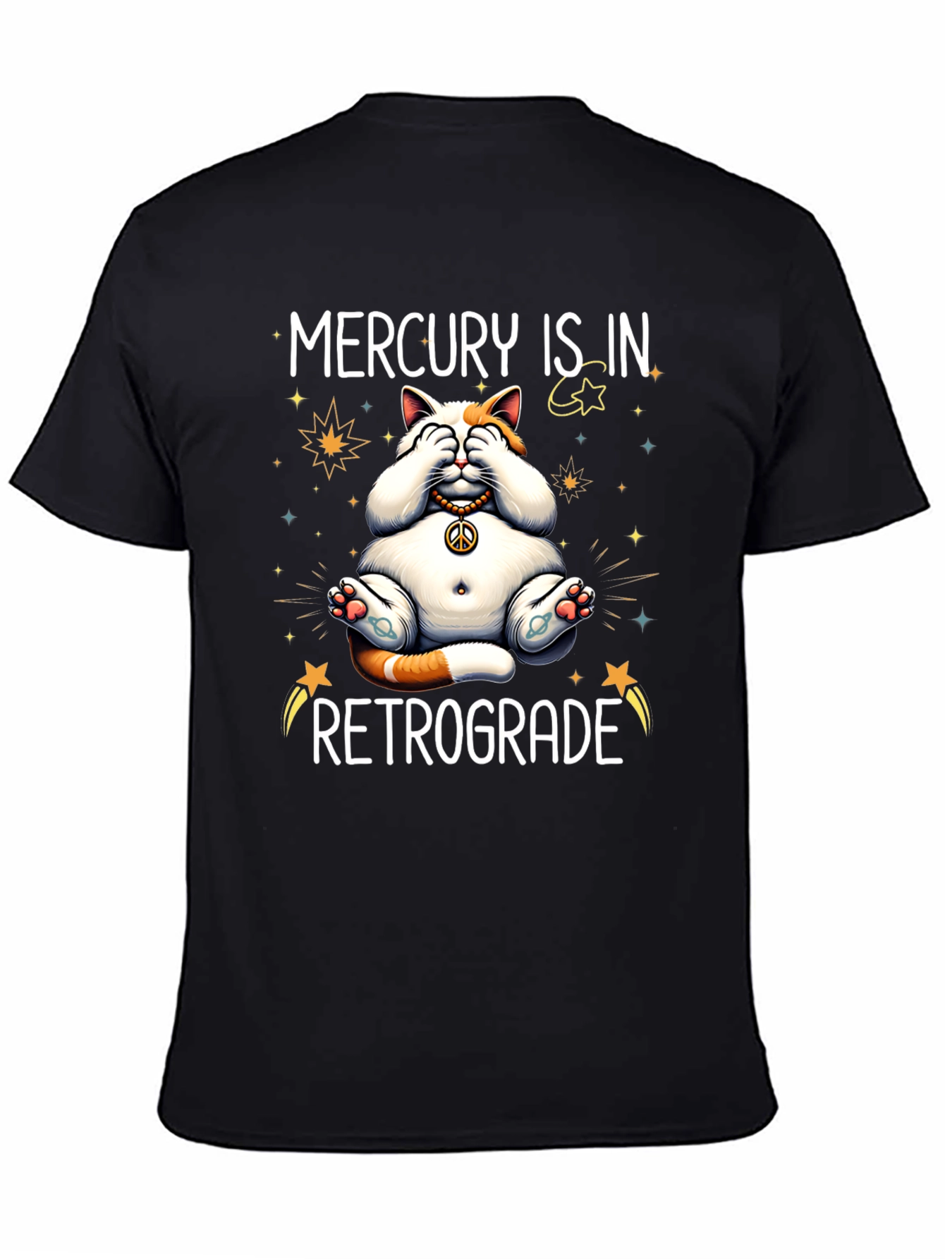 Mercury Retrograde Cat T-Shirt