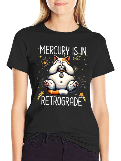 Mercury Retrograde Cat T-Shirt