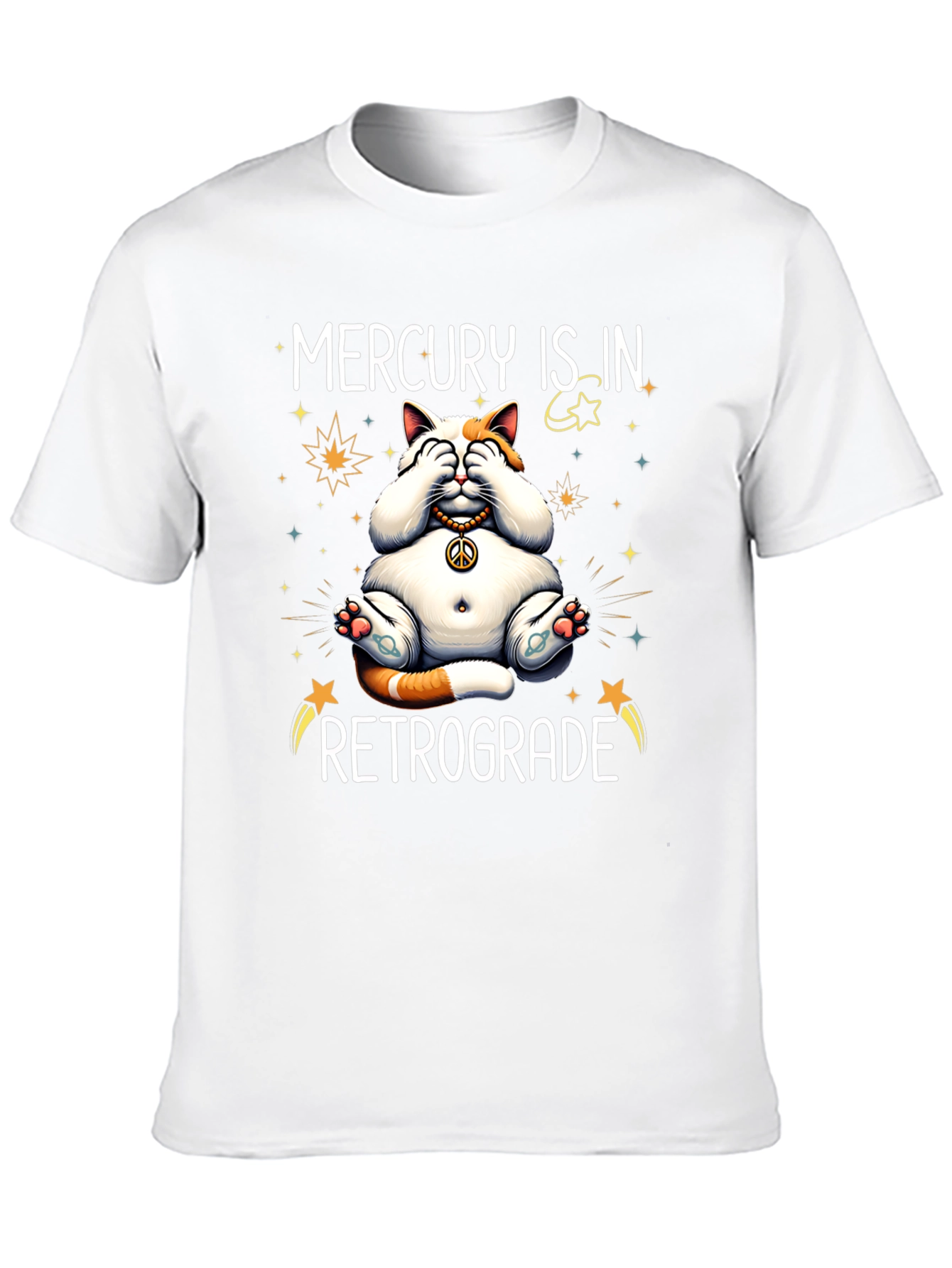 Mercury Retrograde Cat T-Shirt