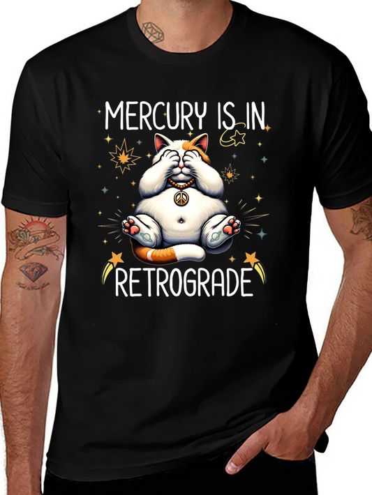 Mercury Retrograde Cat T-Shirt