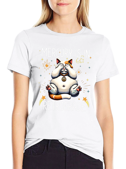 Mercury Retrograde Cat T-Shirt
