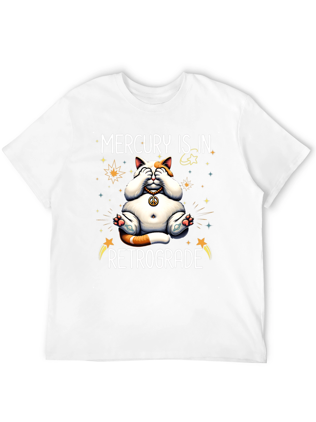 Mercury Retrograde Cat T-Shirt