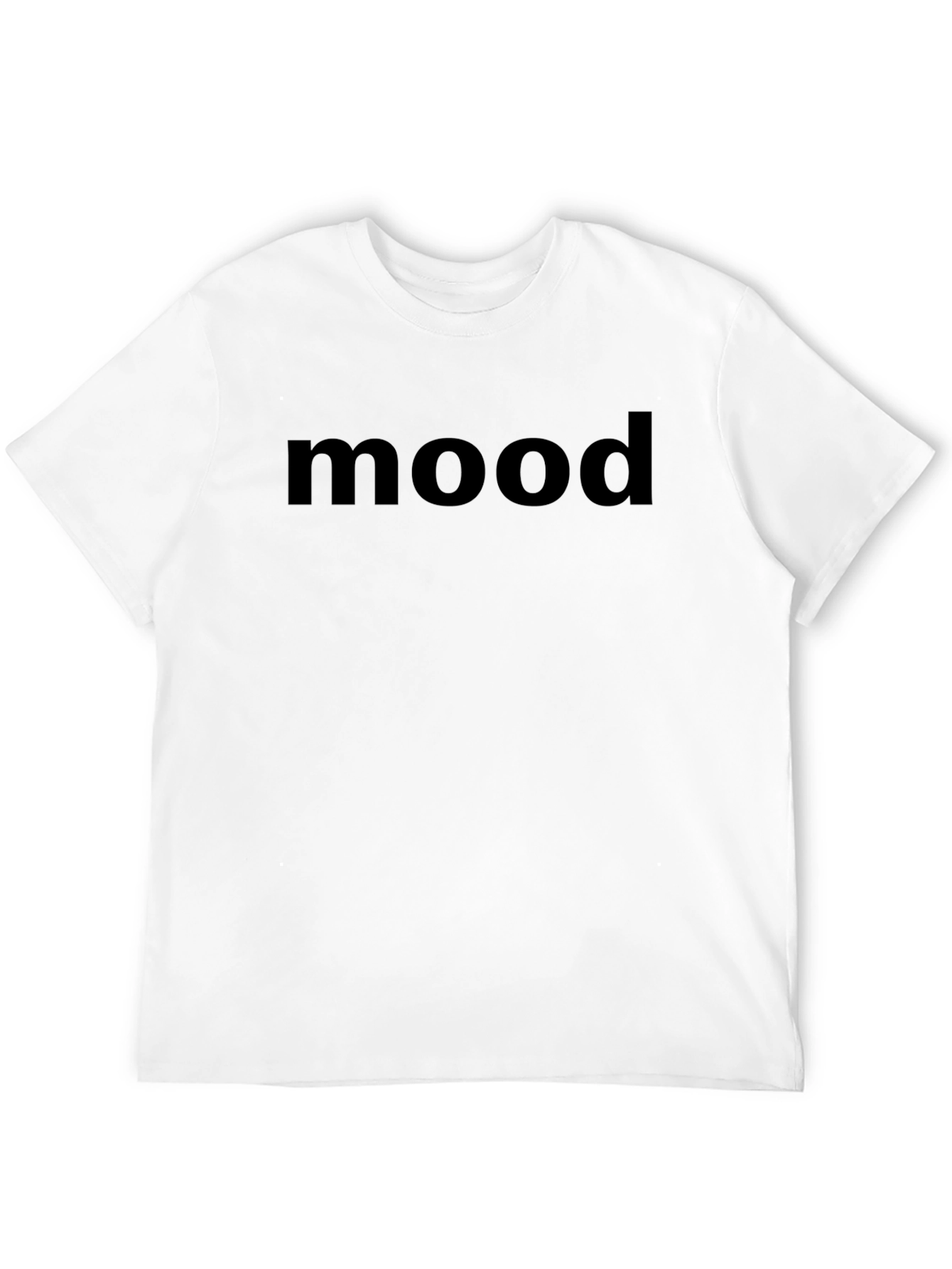 Mood Graphic Print Black T-Shirt