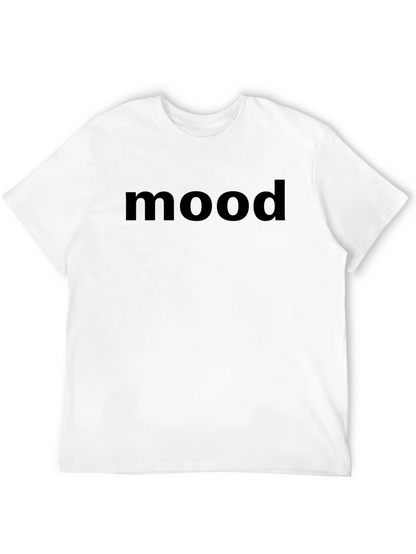 Mood Graphic Print Black T-Shirt