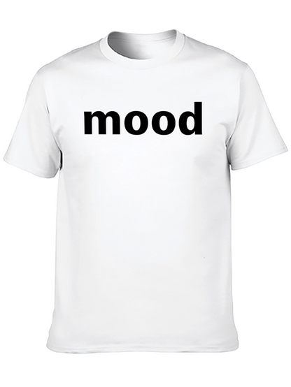 Mood Graphic Print Black T-Shirt