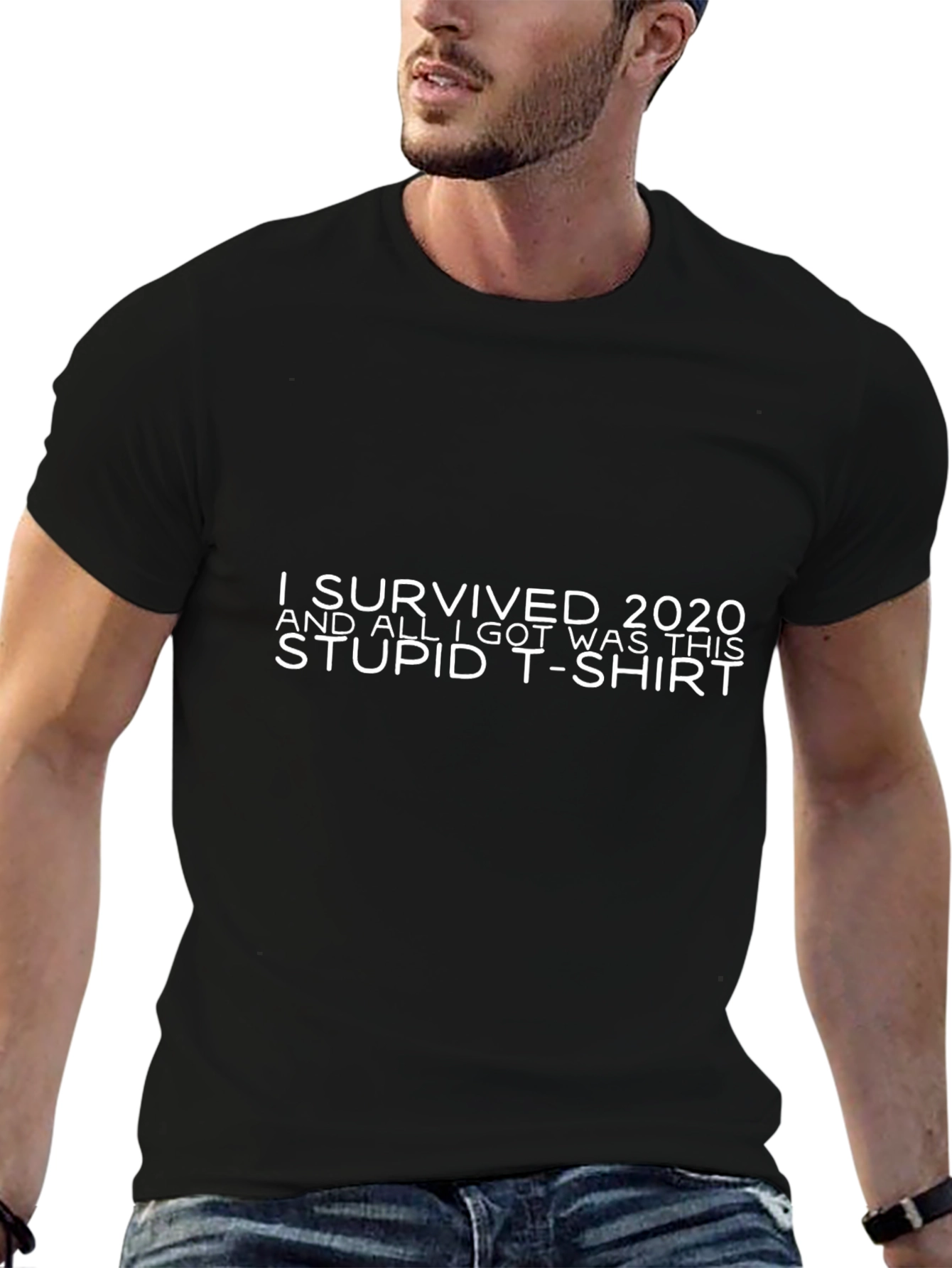 I Survived 2020 Funny Graphic Tee