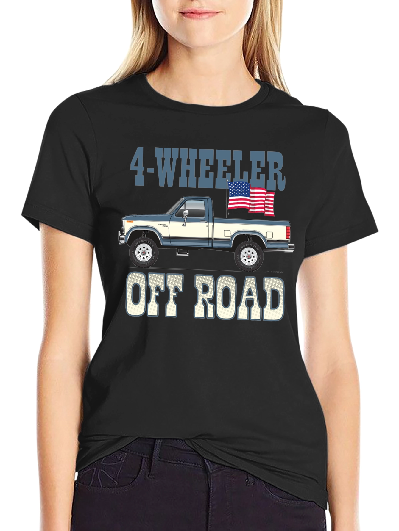 4-Wheeler Off Road Truck Graphic Tee