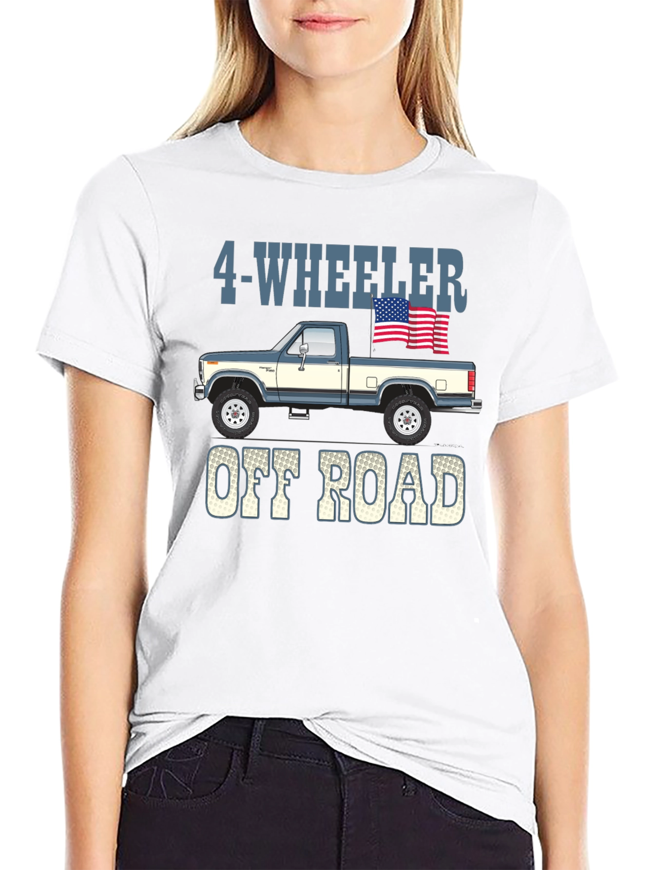 4-Wheeler Off Road Truck Graphic Tee