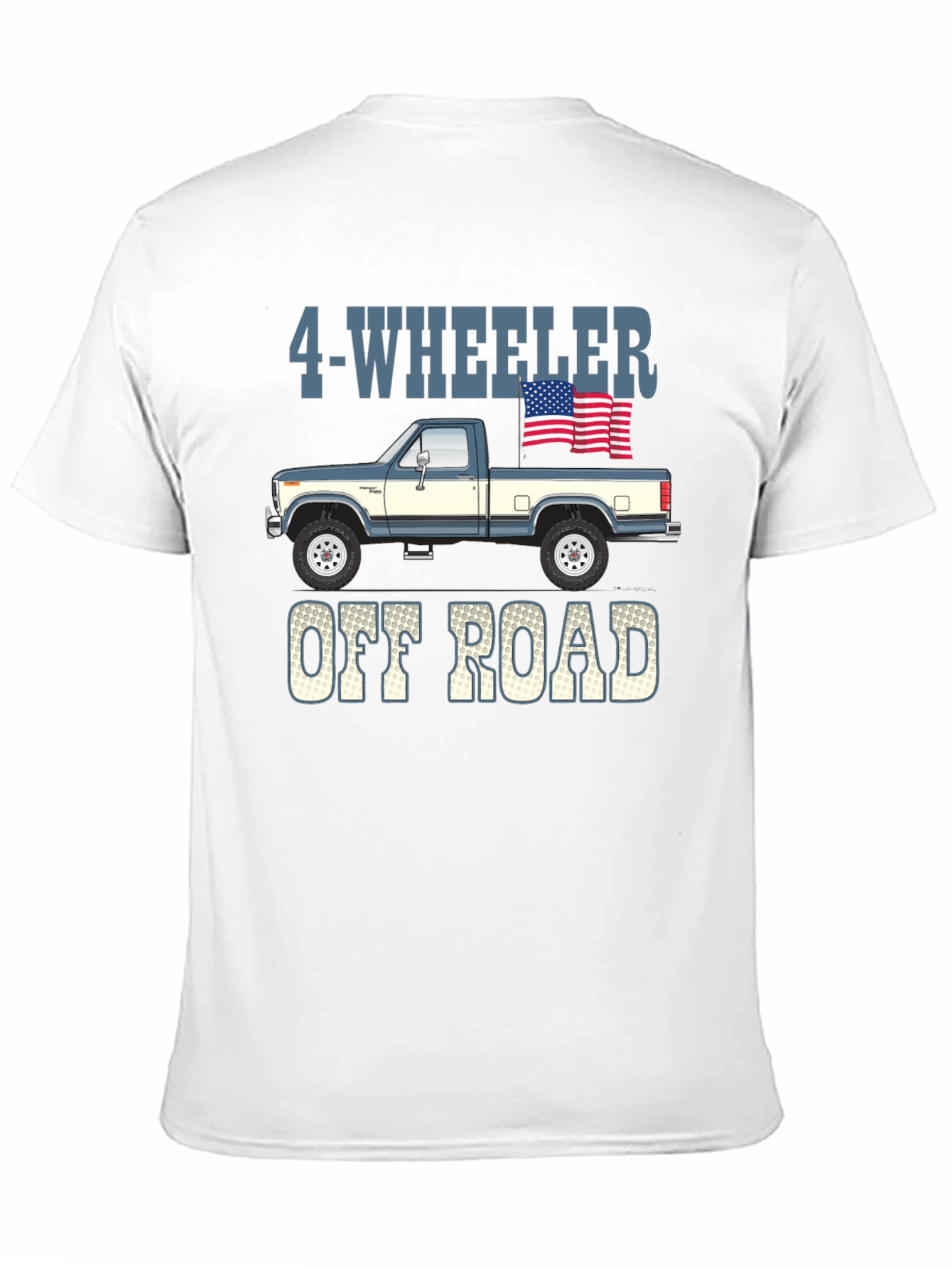 4-Wheeler Off Road Truck Graphic Tee