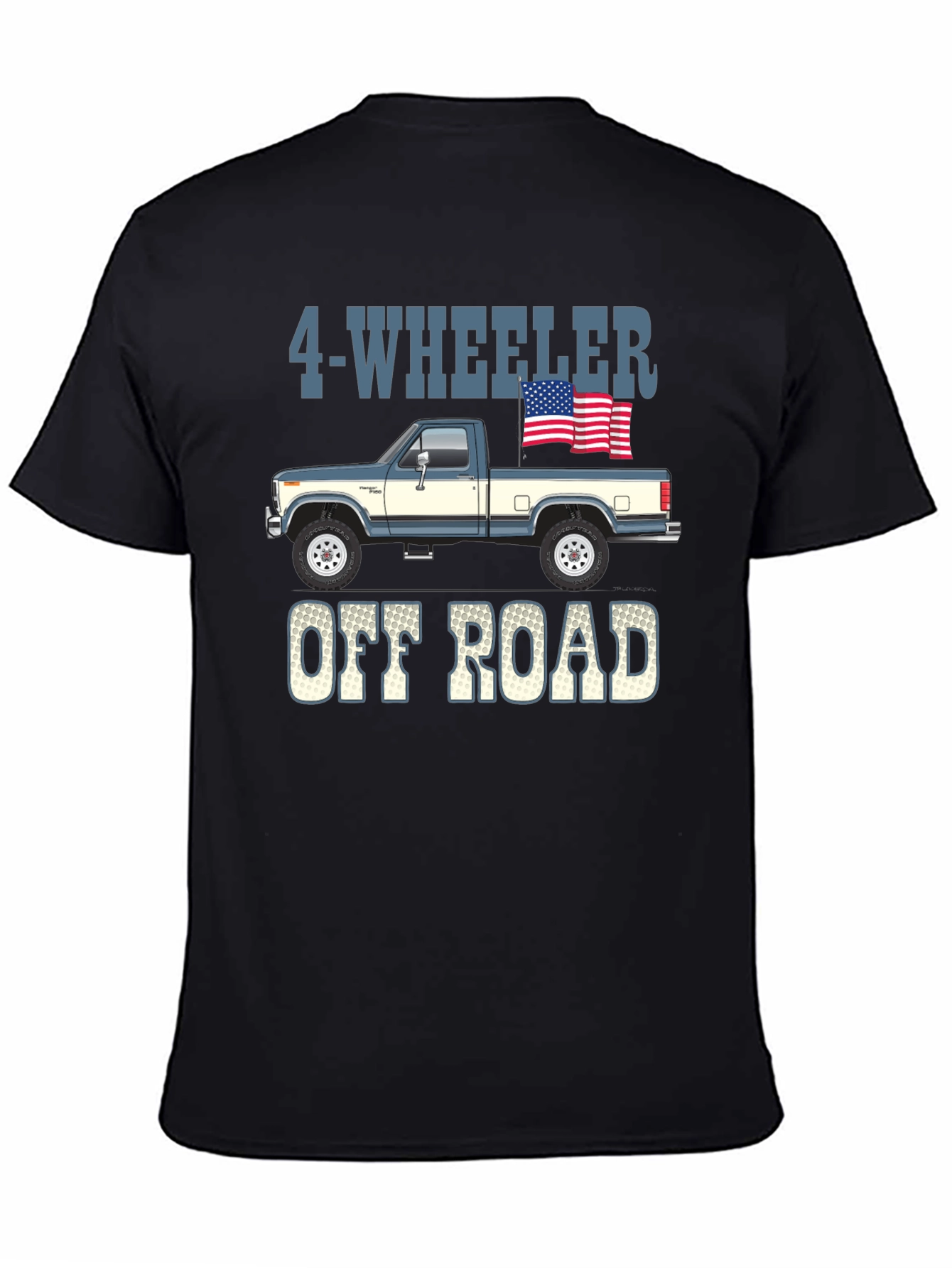 4-Wheeler Off Road Truck Graphic Tee