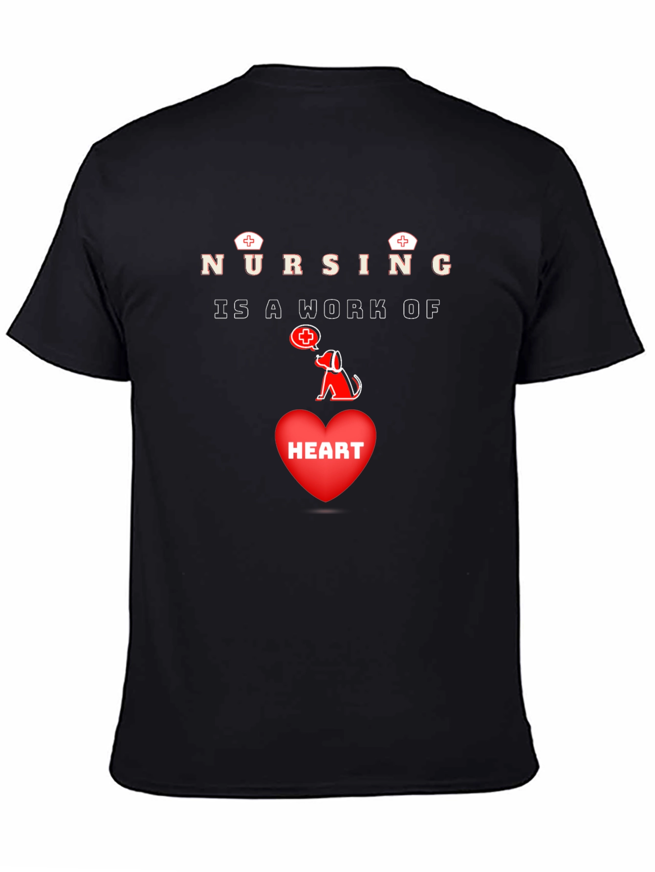 Nursing is a Work of Heart T-Shirt