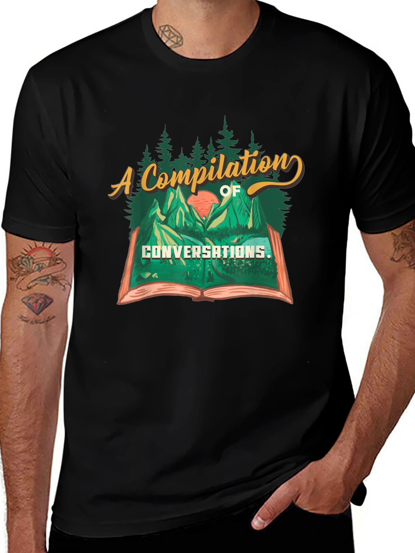 A Compilation of Conversations Graphic Tee