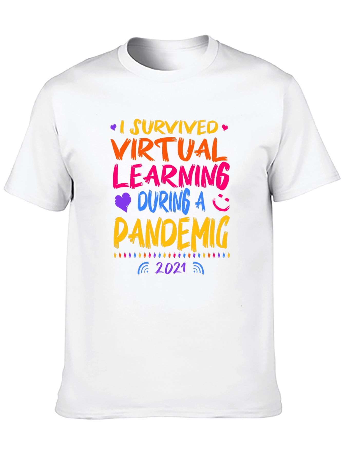 I Survived Virtual Learning Pandemic 2021 T-Shirt