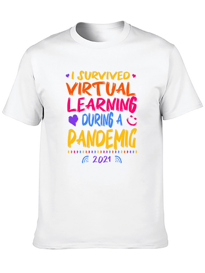 I Survived Virtual Learning Pandemic 2021 T-Shirt