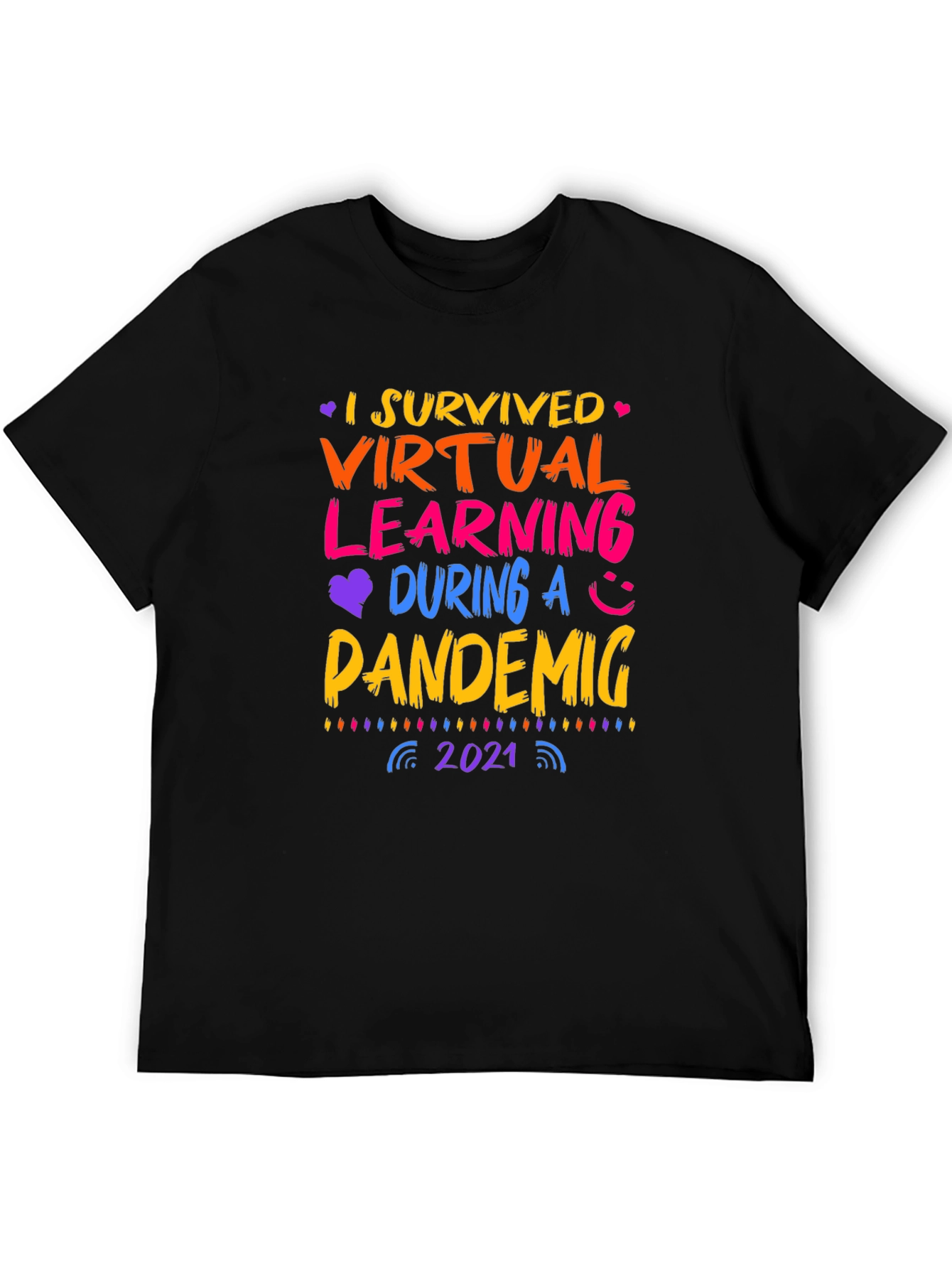 I Survived Virtual Learning Pandemic 2021 T-Shirt