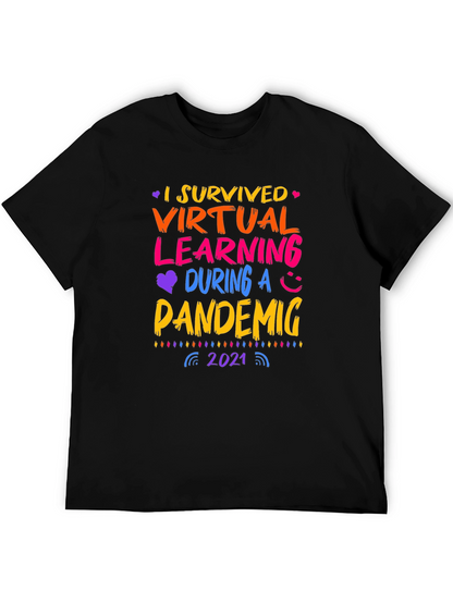 I Survived Virtual Learning Pandemic 2021 T-Shirt