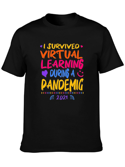 I Survived Virtual Learning Pandemic 2021 T-Shirt
