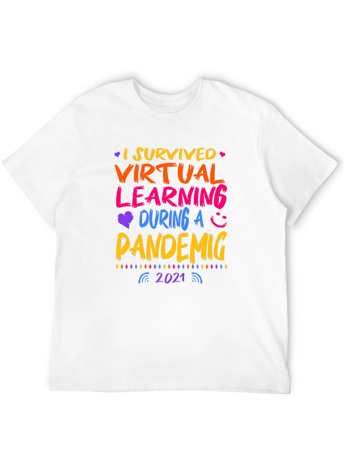 I Survived Virtual Learning Pandemic 2021 T-Shirt