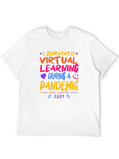 I Survived Virtual Learning Pandemic 2021 T-Shirt