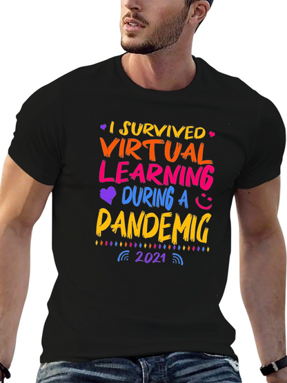 I Survived Virtual Learning Pandemic 2021 T-Shirt