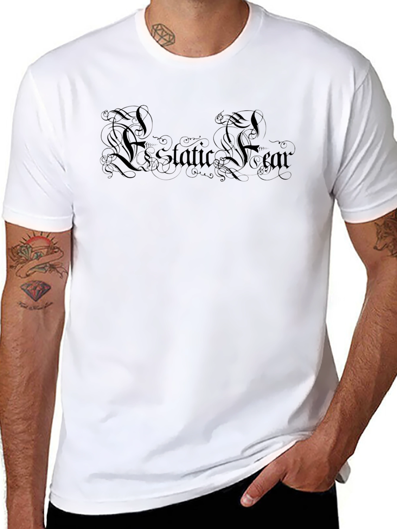 Ecstatic Fear Black T-Shirt - Metal Band Tee