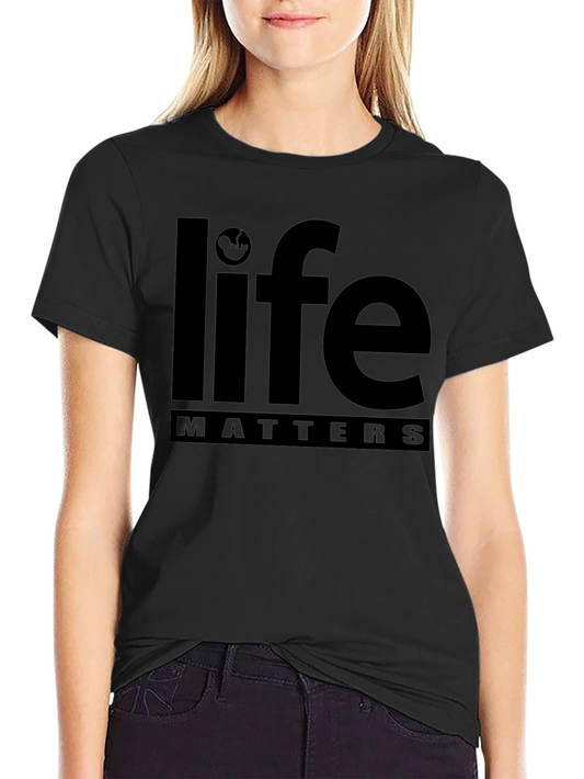 Life Matters Graphic Tee - Black Unisex T-Shirt