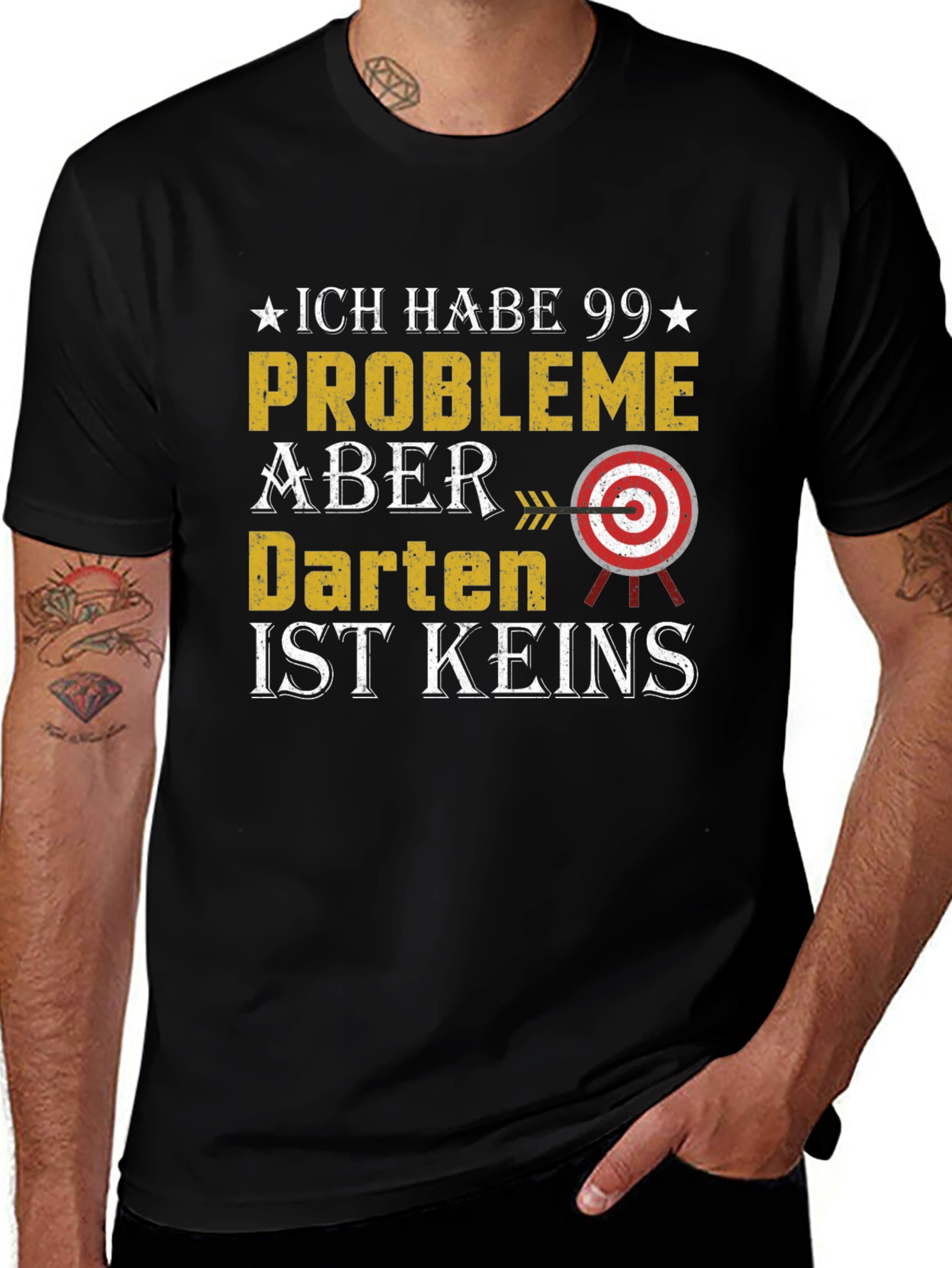Darts T-Shirt - 99 Problems But Darts Aint One