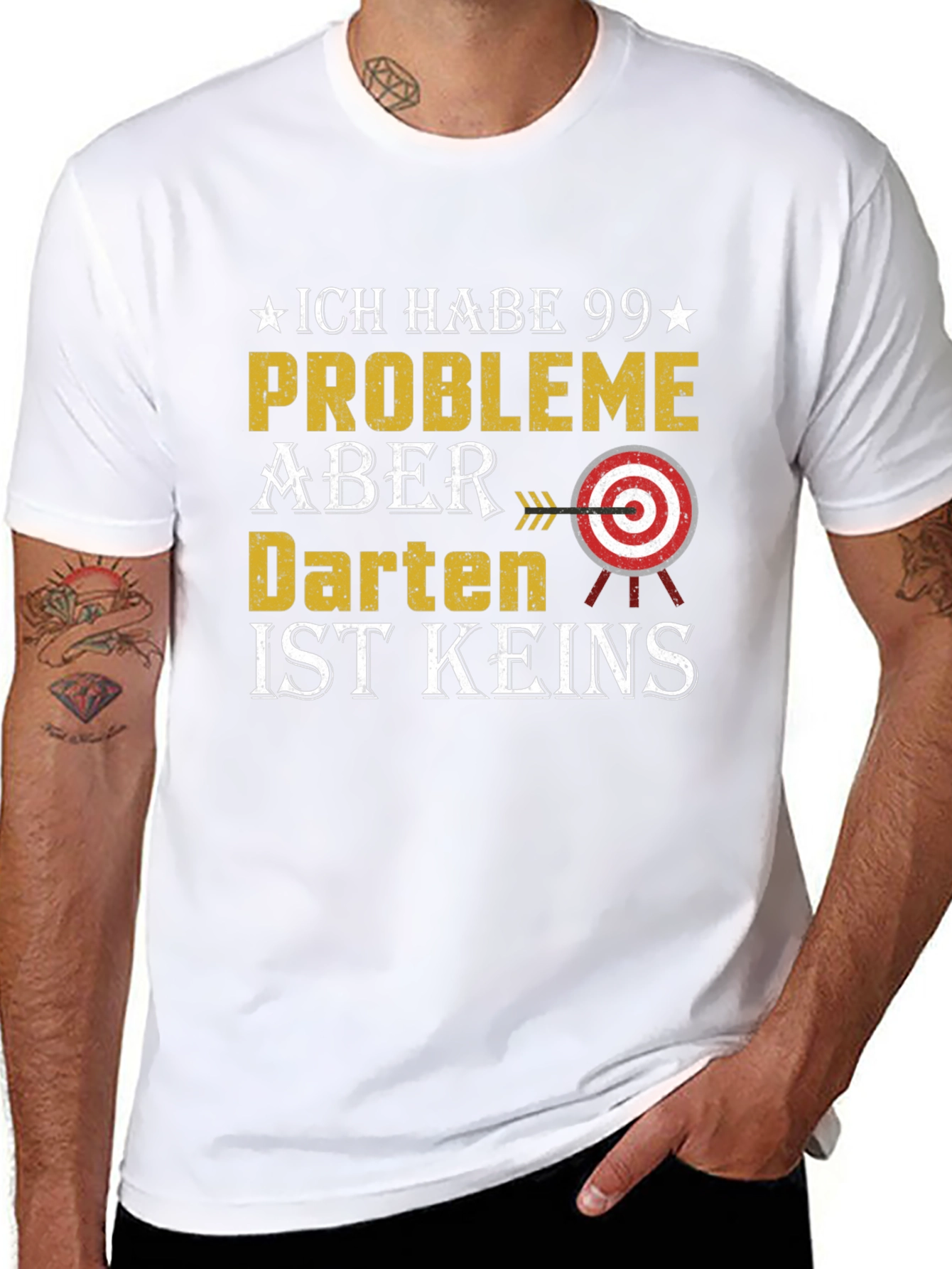 Darts T-Shirt - 99 Problems But Darts Aint One