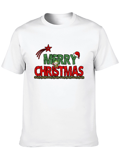 Festive Merry Christmas Graphic Tee