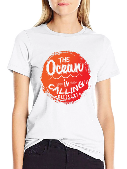 Ocean Calling Kitesurf Tee - Black Cotton Graphic T-Shirt