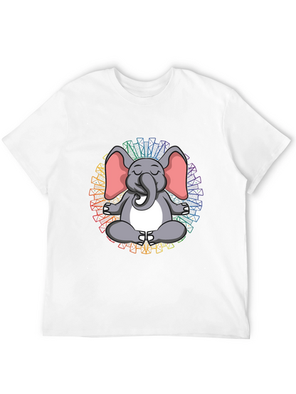 Meditating Elephant Tee - Yoga Zen Shirt