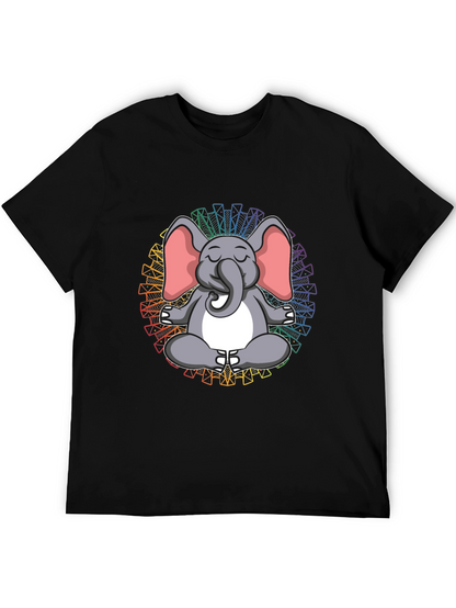 Meditating Elephant Tee - Yoga Zen Shirt