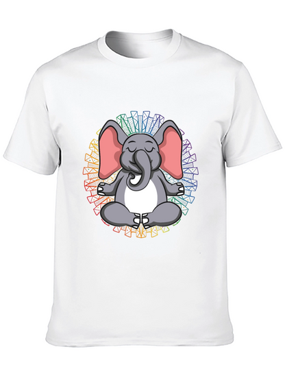 Meditating Elephant Tee - Yoga Zen Shirt