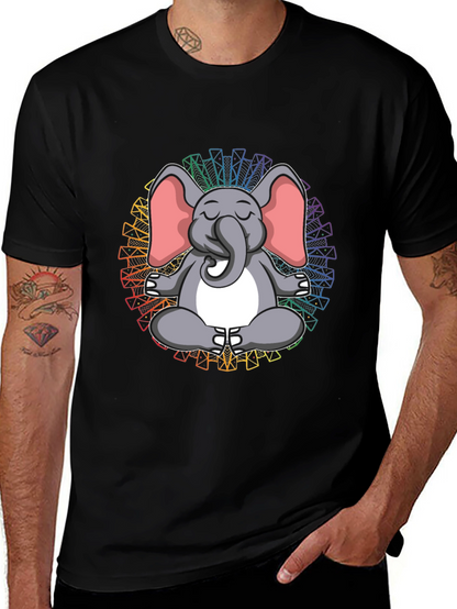 Meditating Elephant Tee - Yoga Zen Shirt