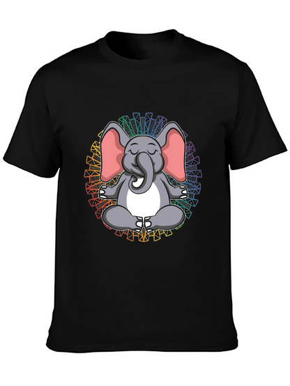 Meditating Elephant Tee - Yoga Zen Shirt