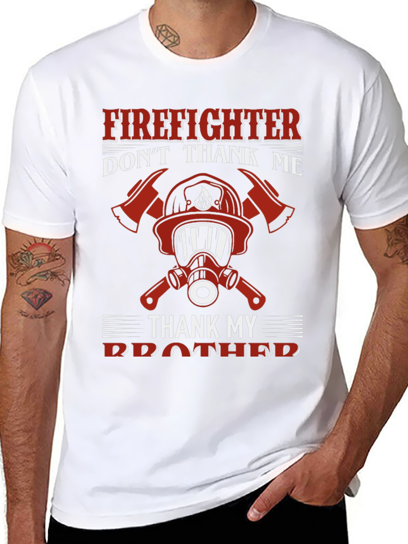 Firefighter Brother Graphic Tee