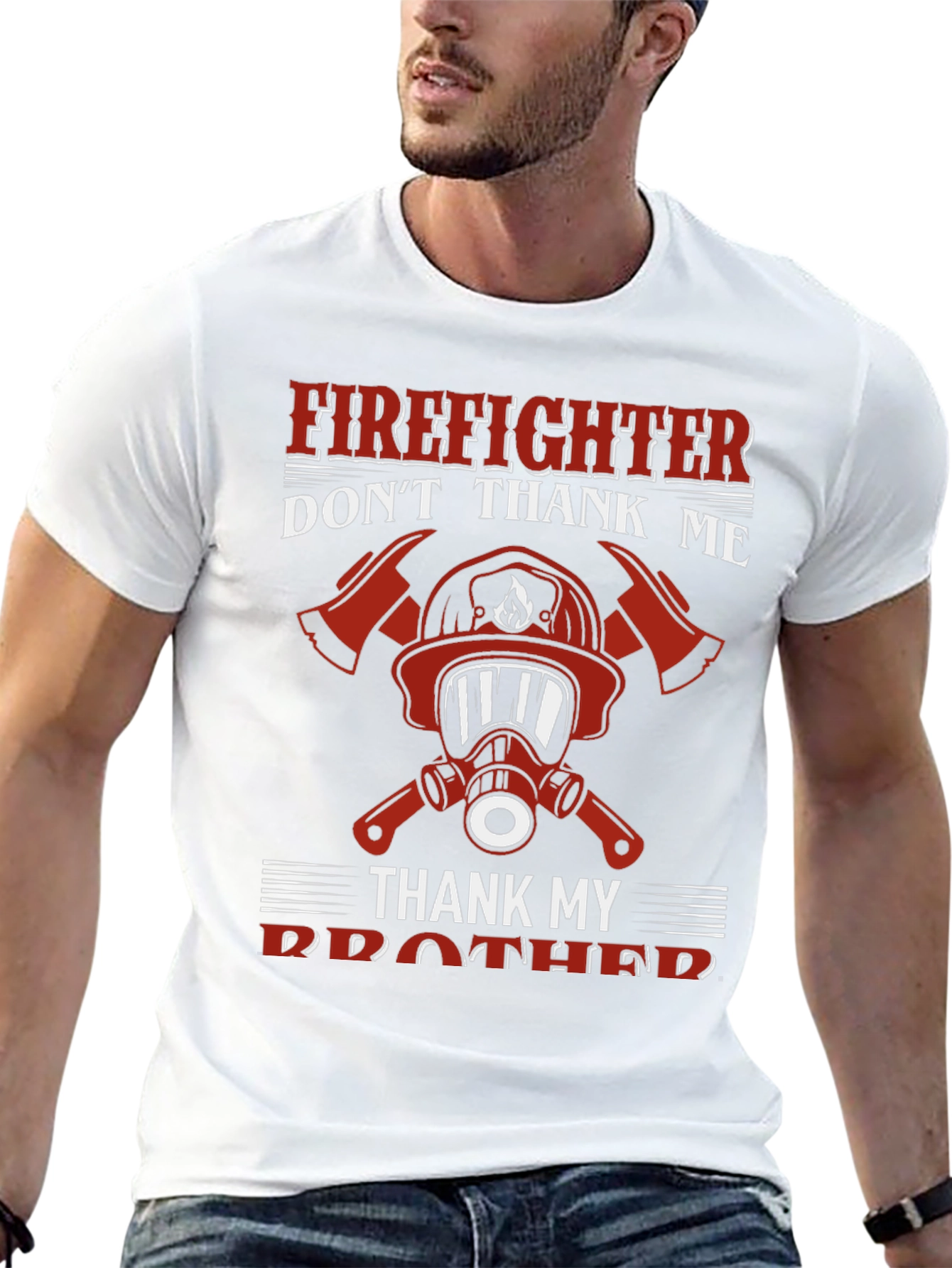Firefighter Brother Graphic Tee