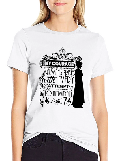 Courage Statement Black T-Shirt