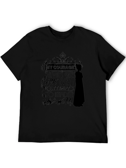Courage Statement Black T-Shirt
